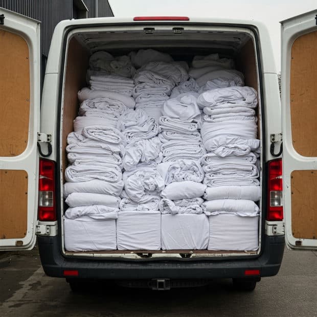 Serviço de lavandaria com recolha e entrega