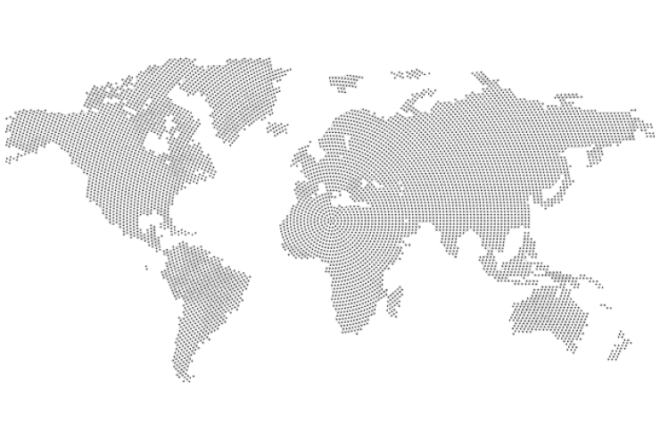Mapa de cobertura dos serviços